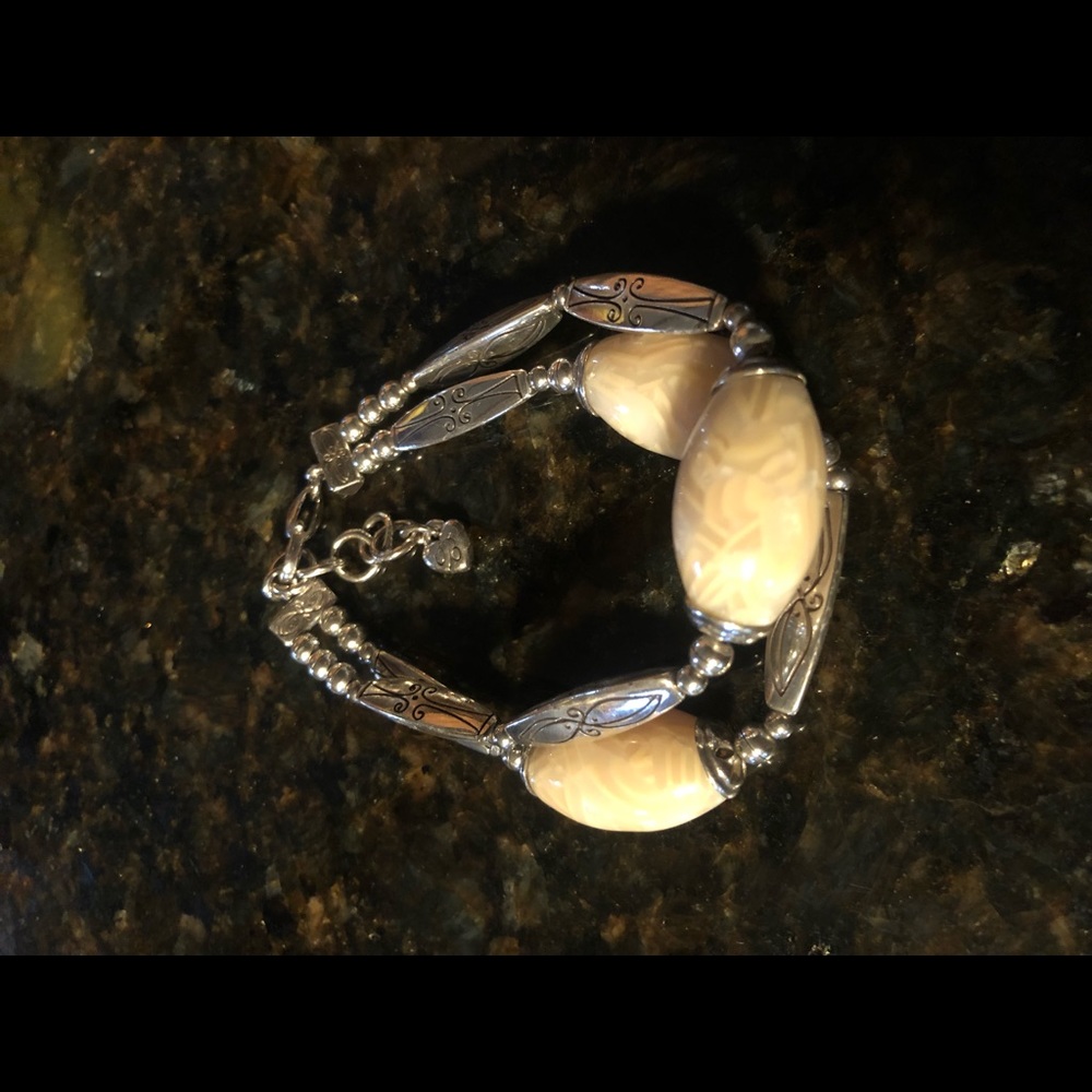Brighton Beaded and Silver Bracelet